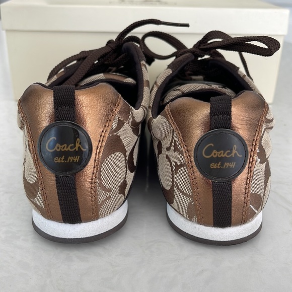 Brown Henrietta Coach Sneakers - Picture 4 of 6